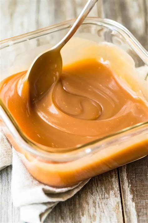 homemade caramel sauce recipe image