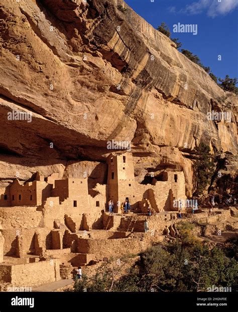 Ancestral Puebloan cliff dwellings. Cliff Palace Stock Photo - Alamy