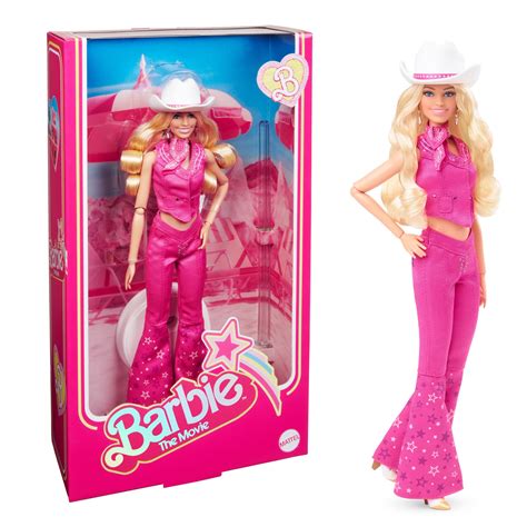 Amazon.com: Barbie: The Movie Collectible Doll Margot Robbie as in Pink