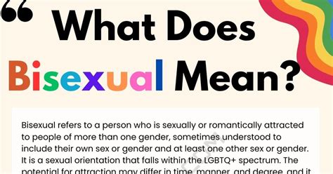 term bisexual  esl