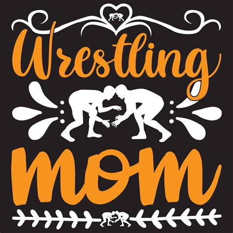 wrestling mom t shirt design 5185679 Vector Art at Vecteezy