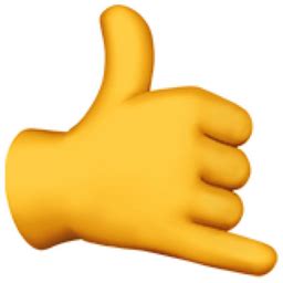call  hand emoji uf