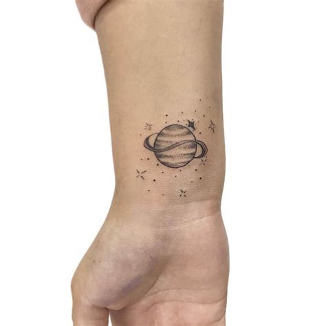 Saturn symbol astrology tattoo - gasmrainbow