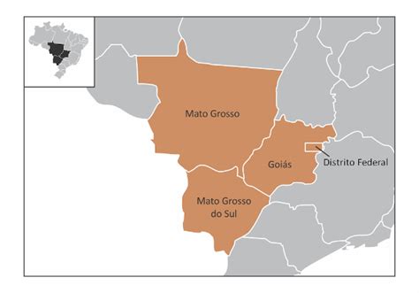 Capitais Do Centro Oeste - Estados do Centro-Oeste: quais são, capitais - Brasil Escola