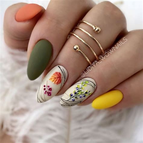 Осенний маникюр НЕЖНЯТИНКА🔥🔥🍁🍂 | Pretty nails, Chic nails, Thanksgiving ...