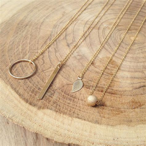 Charm Necklace, Layered Necklace, Delicate Necklace, Circle Necklace ...