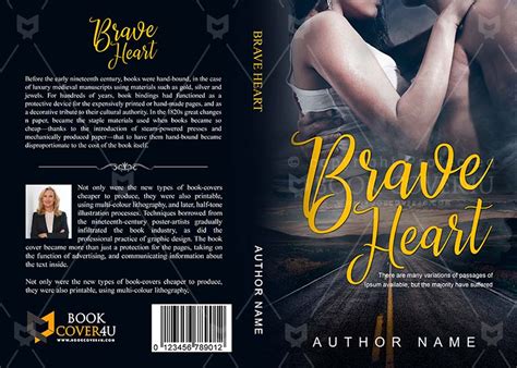 Romance Book cover Design - Brave Heart