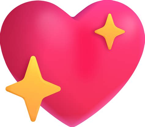 "sparkling heart" Emoji - Download for free – Iconduck