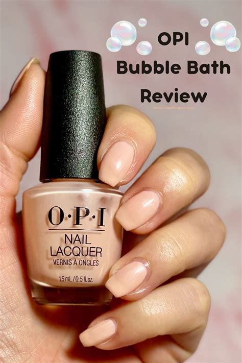 OPI Classics - Bubble Bath Review — Lots of Lacquer