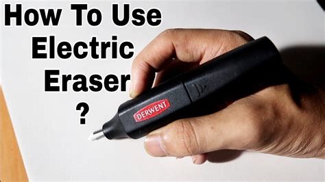 How To use Electric Eraser ? - YouTube