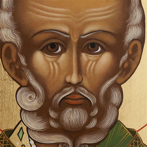 Russian icon Saint Nicholas, painted | online sales on HOLYART.com