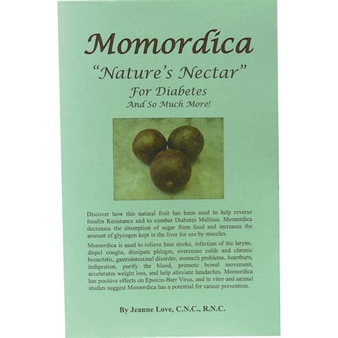Momordica: Momordica, Nature’s Nectar Book | Wisdom of the Ages LLC