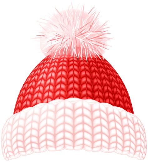 Red Winter Hat Clip Art Image - Best WEB Clipart
