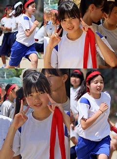 ふくらみ始めた胸と小さなお尻がたまらない!!天然JS体操服画像 - 光速がぞうちゃんねる