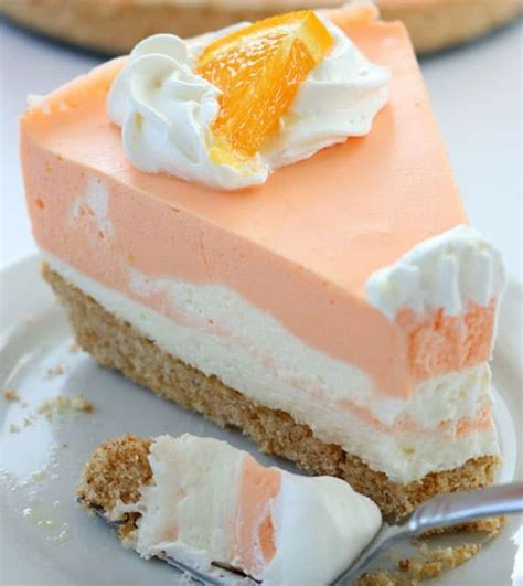 Orange Cream Cheesecake [No Bake] Recipe | worldofcooking.net