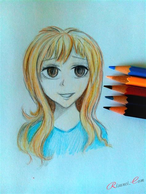 Учимся рисовать девушку аниме 🖌 Рисунки карандашом поэтапно