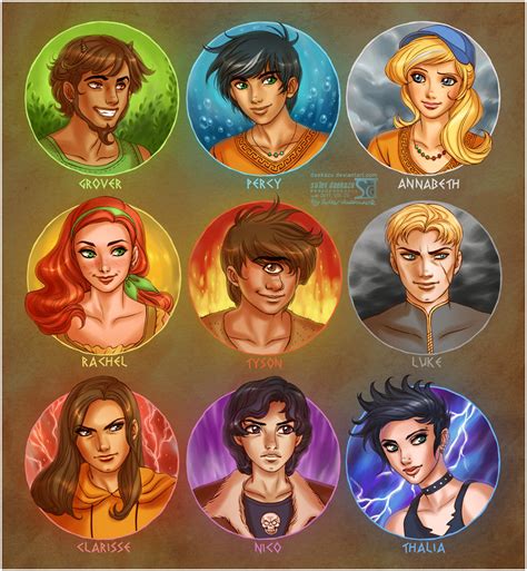 Percy Jackson And The Olympians Characters Names