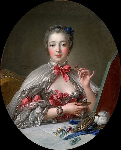 Madame de Pompadour at her Toilette — Francois Boucher