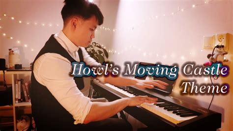 howls moving castle theme piano cover youtube