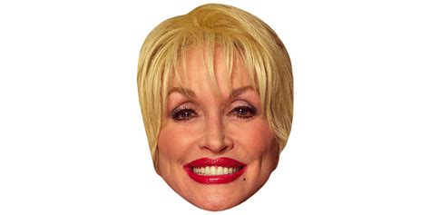 Dolly Parton (Smile) Celebrity Mask - Celebrity Cutouts