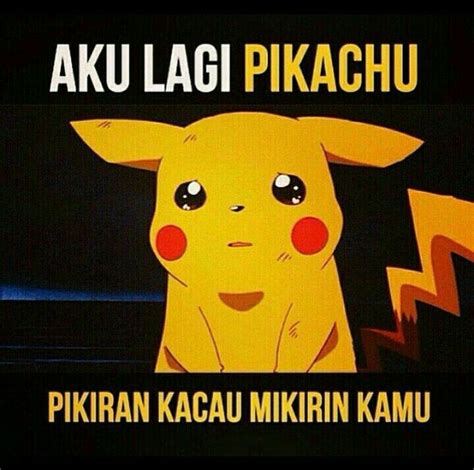 pikachu ungkapan lucu gambar lucu meme lucu