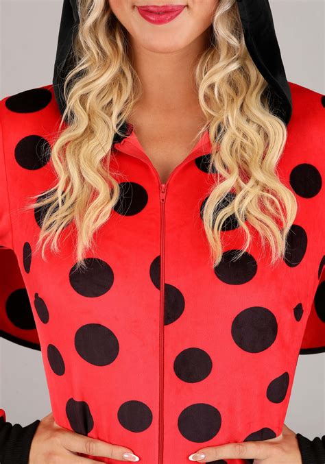 Plus Size Women's Ladybug Costume Romper | Adult Bug Costumes