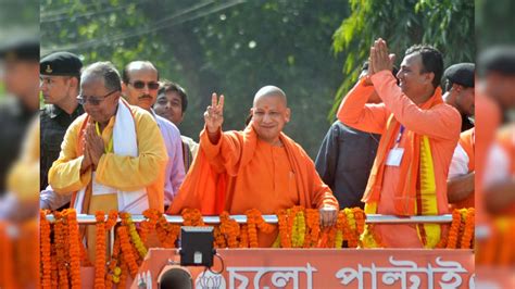 Yogi Adityanath in Temple Town Ayodhya Amid Buzz of ‘Good News’