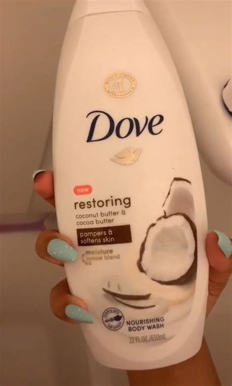 Гель для душа Dove с кокосовым маслом и маслом какао | отзывы