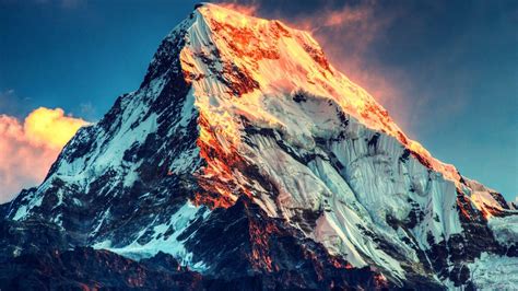 Snow Mountain Wallpapers - Top Free Snow Mountain Backgrounds ...