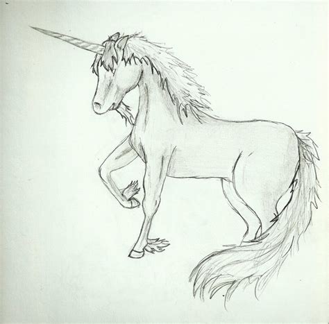 Unicorn Sketch by Psychedelic-kitty on DeviantArt