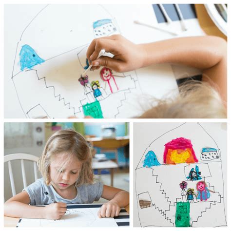 Oil Pastel Painting with Kids - A Favorite New Art Technique!