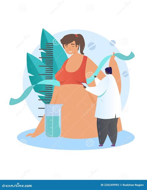 breast augmentation concept stock vector illustration  correction