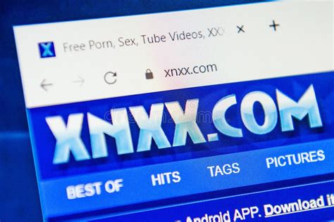 xnxxcom web site selective focus editorial image image  homepage