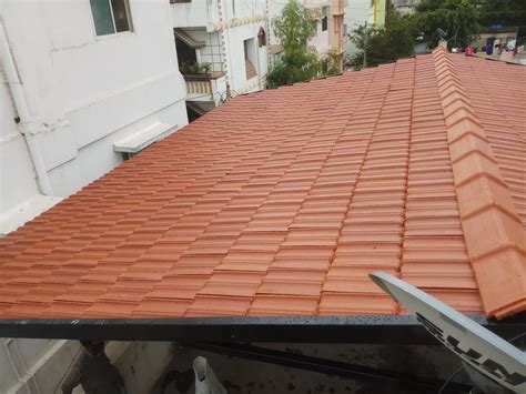 steel kerala clay tile roofing fabrication  rs square feet