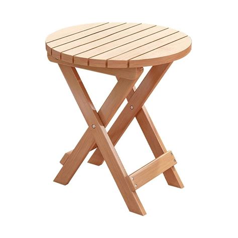 lauft folding table bamboo wood  foldable table patio picnic