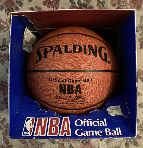 Vintage Spalding Official NBA Leather Game Ball 1988 David Stern New ...