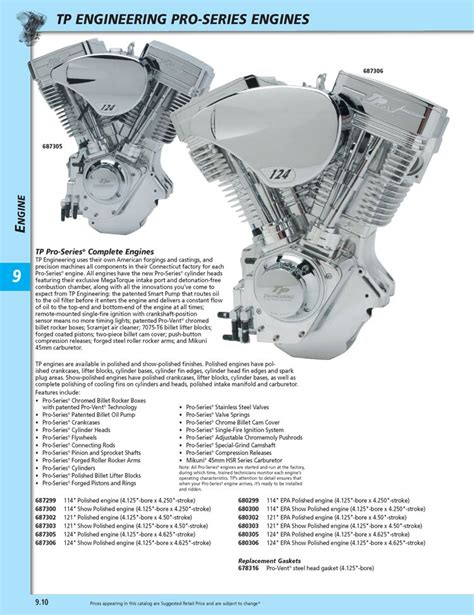 American Legend Motorcycles - Complete TP Engineering Motors