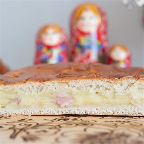 Пирог с картофелем и ветчиной — Русский Каравай