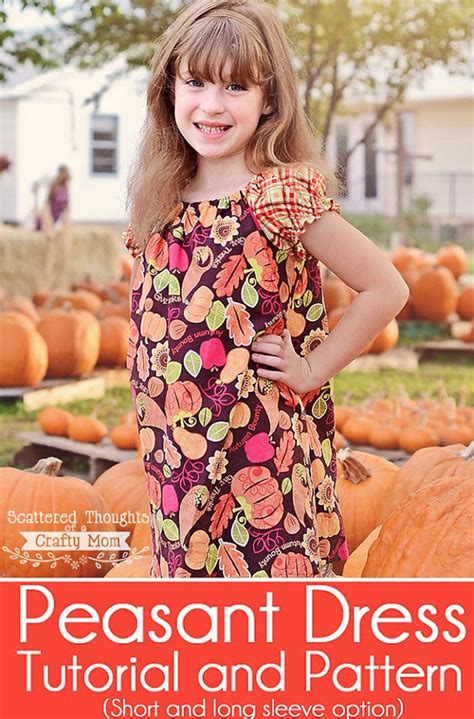Learn how to Sew a Peasant Dress with this free Pattern!