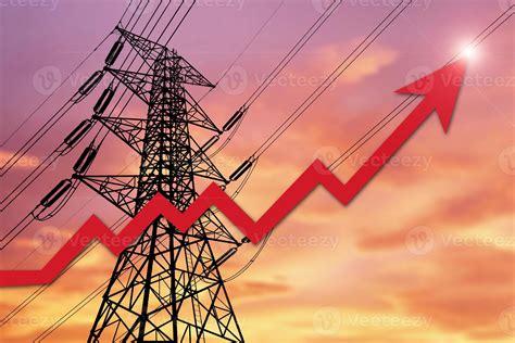 energy crisis concept power shortage and increased energy consumption ...