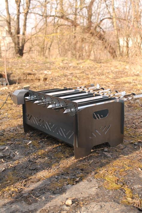Купити Мангал автоматичний із електроприводом на 6-12 шампурів ...