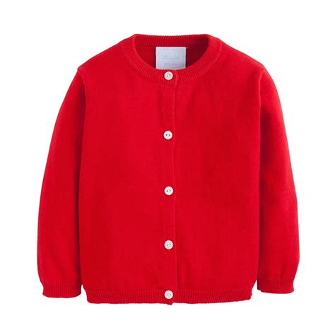 Kid's Red Cardigan - Knit Sweater – Little English