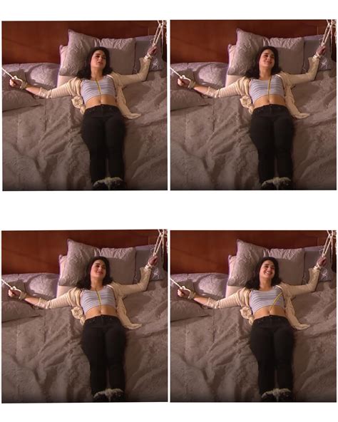 Melissa Barrera's belly button tickle by Bellybuttonmania on DeviantArt