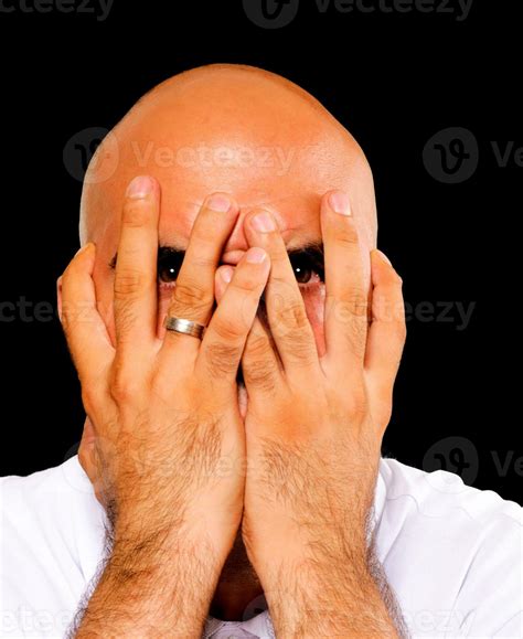 Frightened man concept 23301028 Stock Photo at Vecteezy