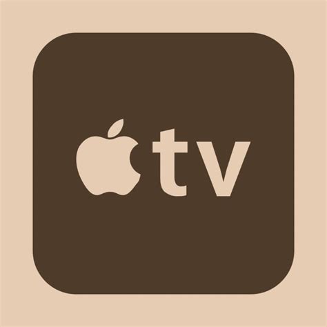 Icon - Beige - Apple TV | App icon design, Ios app icon design, Iphone icon