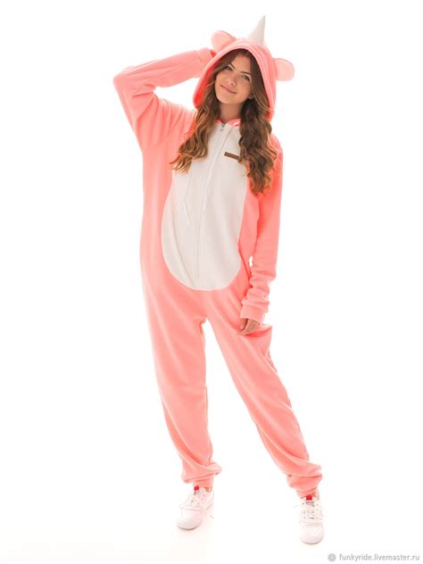 Кигуруми "Единорог" Розовый Неон KIGURUMI PINK NEON UNICORN купить в ...
