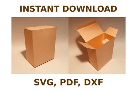 Packaging Box Template, Box Template SVG, SVG Files, SVG, Cr | Inspire ...