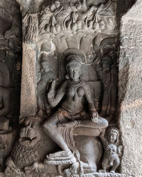 hindu cosmos goddess ambika ellora caves temple complex