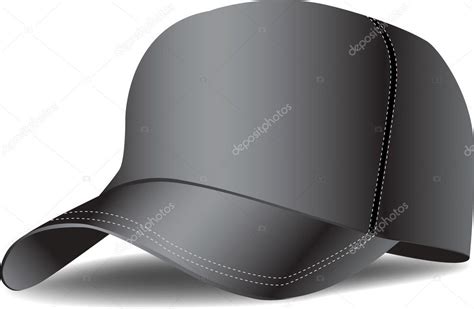 Черная бейсболка — Векторное изображение © ColorValley #5956980