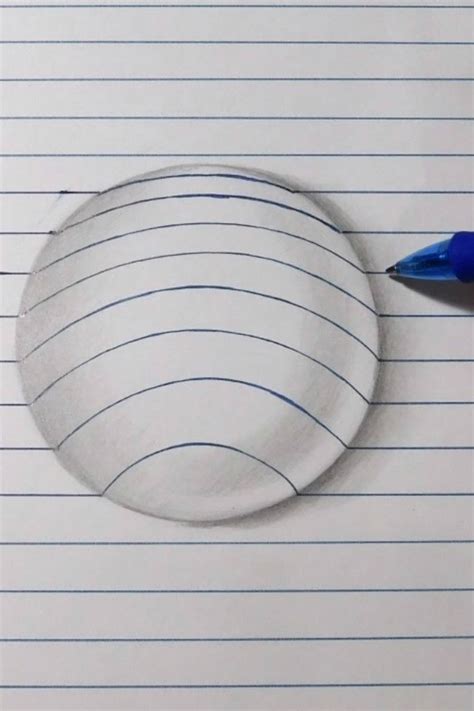 3d Ball Drawing at PaintingValley.com | Explore collection of 3d Ball ...